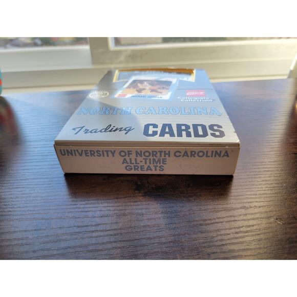 EMPTY 1989 North Carolina First Edition Trading Cards Box w/Michael Jordan Cover - Picture 5 of 7